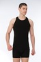 Men's Cotton Halter Neck Sports Lycra Singlet 6-Piece - 1004 - 2