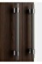 Sliding Door Cabinet Pull Steel Door Wooden Wardrobe Handle - Smoked