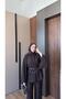 Women's Bat Sleeve Belted Trousers Oversize Set