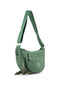 Krinkıl / Klinkır Waterproof Lightweight Multi-Compartment Half Moon/Crescent Crossbody Shoulder Bag Green 147L