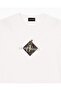 Men's Breathable Cotton Jersey Fabric Patterned Short Sleeve White T-Shirt - 5