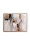 لوحة فنية مؤطرة من Allure مقاس 120×90 سم - أزرق - 4