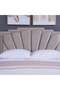 URANUS HEADBOARD VELVET BEIGE L-150 : H-125 CM - 2