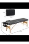 BestMassage Table Portable Bed Spa 73 Inches Long 28 Inchs Wide Hight Adjustable 2 Folding Facial Cradle Salon W/Carry Case - 2