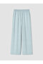 Two Mt Shop Quality Lcw Modest Blue Plain Loose & Wide-Legged Women's Pants - 5