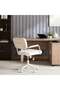 Kepler Office Low Back Chair Fabric - White - 3