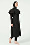 Zipper Hijab Swimsuit Water Repellent Quick Drying Fabric - 6