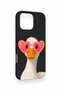 iPhone 16 Pro Max Compatible Lover Duck Pattern Silicone Case - 3