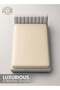 1-Piece Microfiber Fitted Sheet Striped, Color Beige, Design Soft Fabric Deep Pocket Elastic Edge - 2