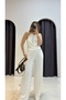 Accessories Detailed Blouse Pants Set - 2