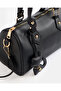 Women Black Embellished Hand Bag - 2