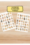 72-Piece (36-Piece Cat Sticker + 36-Piece Dog Sticker Set) 2 Sheets of Cute Animal Stickers, Cat Dog Sticker Set 72 Pieces – Cute Animal Stickers, Agenda Notebook Laptop Decoration Stickers - 4