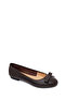 Women's Brown Leather Ballerinas 26Pfd290718 - 7