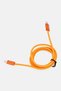 High Speed Type C Braided Cable, Orange - 2
