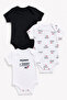 Mommy Daddy Half Sleeve Snap Fastener Baby Badi Set 3686