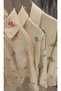 Wide Cut Low Sleeve Embroidered Linen Shirt - 2