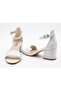 Glittery Shimmering Comfortable Heeled Evening Dress Shoes - 3