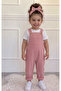 Girls' Jumpsuit and Buckle - 2