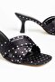 Monza Polka Dot Women's Heeled Slippers - 2