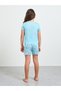 Girls Panda Print T-Shirt and Shorts Set - 5