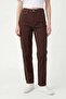 Ankle Length Relaxed Fit Mid Waist Trousers