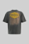 Men's Majestic Slogan Oversize T-Shirt Khaki