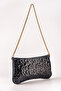 Women's Star Embroidered Zippered Chain Strap Hand and Shoulder Bag - 2