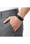 Black Tube Mesh and Multi Leather Bracelet - Zamak Lock 18393B2D2Z Premium Stain-Resistant Elegant - 2