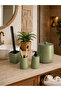 Decorative 4-Piece Bohemian Style Bathroom Set: Trash Can, Toilet Brush, Liquid Soap Dispenser, Toothbrush Holder Set