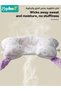 Baby Head Shaping Pillow, Toddler Sleeping Pillow, Infant Spine Protection Pillow, Adjustable Head Support Pillow with Snoothing Bars for 0-12 Months Newborns and Infants, TPU Tubes Filling - 6