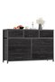 Bedroom Dresser, Modern Spacious Dresser with 10 Drawers and Wooden Top, Sturdy Metal Frame, Bedroom Furniture, Living Room TV Stand for 47-inch TVs