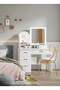 Modern Minimalist Dressing Table For Bedroom With Led Mirror And Drawer Storage, Vanity Table For Make Up - 2