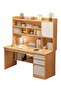 Bedroom Home Desktop Integrated Computer Desk Desk Bookshelf, 2 Drawers and 2 Cabinet Doors for Storage Dressing Table Vanity Table 120*45*164CM