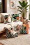 Botanical Thoughtful Women's Patterned 4-Piece Throw Pillow Cover Set