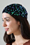 Black Hologram Sequin Hand Knitted Bandana – Handmade Hair Band - 8