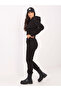 Compleu Dama Maneca lunga, Sport, ex moda, Negru Casual