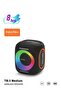 TB-3 Medium Wireless Portable Speaker with RGB Lighting 50W Output Power Multi Functional Button Control Black