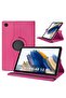Case for Galaxy Tab A8 10.5" (SM-X200/X205/X207) - Auto Sleep/Wake 360° Rotating Folio Leather (Rose Red)