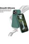 Case for iPhone 15 Pro Max Cover Green Slim Fit Soft Back TPU Cover Flexible Silicone Cover Matte for iPhone 15 Pro Max - 6