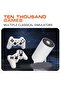 1080P 2-in-1 Mini Projector with Controller – 64GB Storage, 10,000+ Retro Games, WiFi 6, and Bluetooth 5.0 - 4