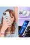 Case Compatible with iPhone 15 Pro, Magnetic Clear Phone Case, Transparent Electroplated Case for Women/Girls/Men - 4