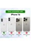 iPhone 16 6.1 inch Clear Magnetic Case – Slim Shockproof Design with Wireless Charging Support - 2