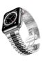 Compatible with Apple Watch Band Series 5 44mm 42mm, Stainless Steel iWatch Band with Butterfly Folding Clasp for Watch Band Series 5/4/3/2/1