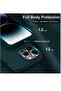 iPhone 14 Pro Max Case with Screen Protector, Soft Flexible Silicone Gel Rubber Bumper Cover - 6