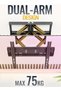 TV Bracket Tilt Swivel approx 30-65 Inch for LED LCD OLED Curved and Flatscreens R08 Wall Mount Universal for VESA 200x200-400x400 - 6