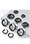 [5 in 1] Camera Lens Protector for Samsung S23 Ultra, Scratch-Resistant, Silver