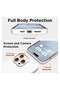 Compatible with iPhone 15 Pro Max Liquid Silicone Case, Full Body Shockproof Cover - White - 4