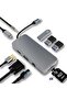 10-in-1 USB C Hub Docking Station with 4K HDMI, VGA, USB 3.0, Ethernet, SD/TF, 3.5mm AUX