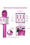 2-Pack Wireless Bluetooth Karaoke Microphones: Portable Handheld Mics with Speaker in Purple for All Ages - 5