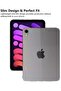 Clear Case for iPad Mini 6 (8.3" 2021 6th Gen) - Ultra-Thin Soft TPU Back Cover - 4